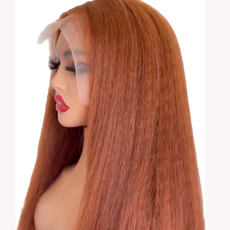 Ginger Kinky Straight HD Lace Front Wig