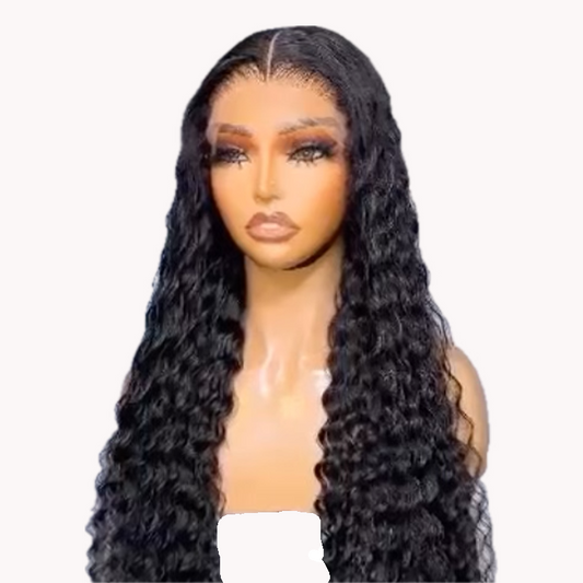 Natural Wavy Black HD Lace Front Wig