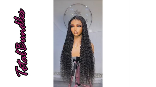 Natural Wavy Black HD Lace Front Wig