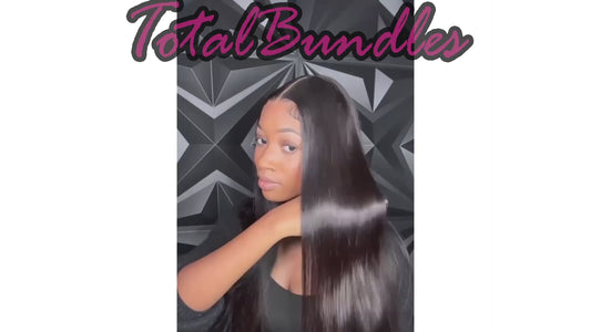 Natural Straight Black HD Lace Front Wig