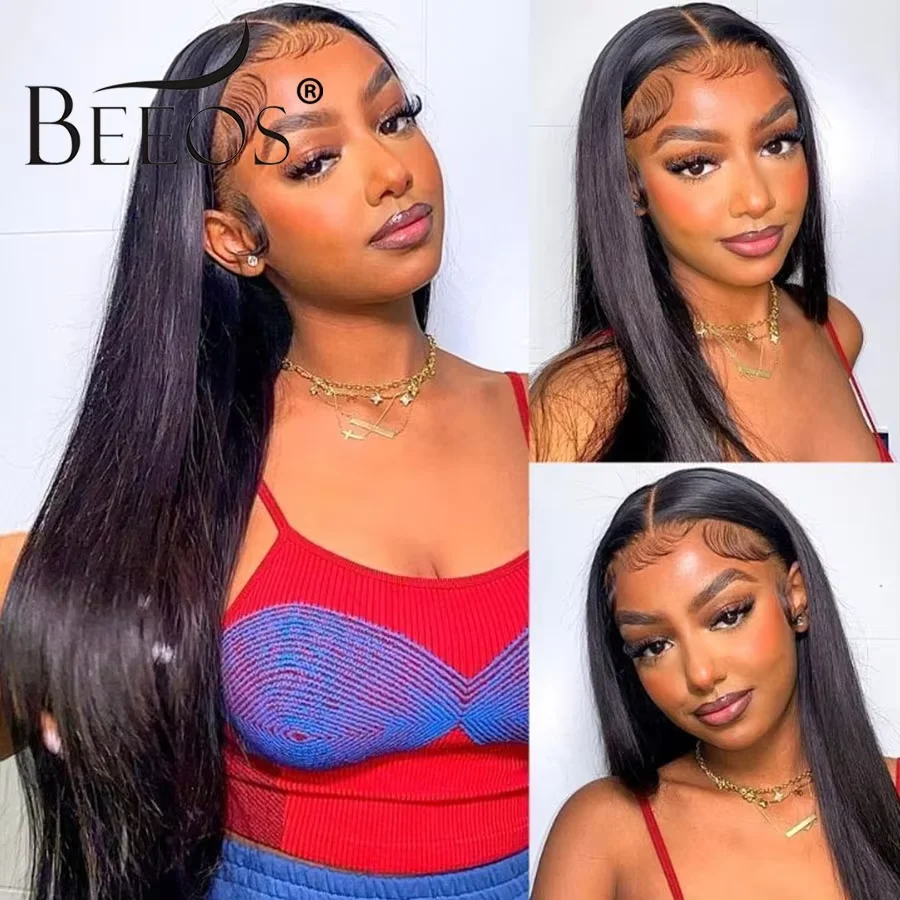 13X6 Lace Frontal 100% Human Hair 13X4 Straight Skinlike Real HD Lace Frontal Only Transparent Pre Plucked Virgin Raw Brazilian - Image 5