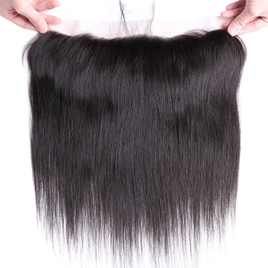 13×4 Frontal Lace Only Straight Human Hair Transparent HD Lace Frontal Raw Hair Frontal Pre Plucked With Baby Hair Fast Shipping