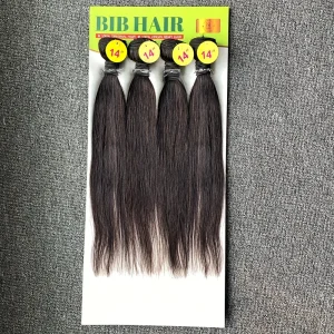 Brazilian Human Hair Bundles 4Pcs 50gram per Straight Hair Bundles For Women 10-18 inch