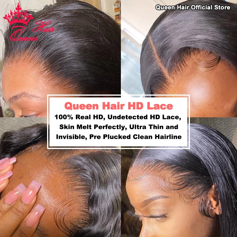 HD Lace Kinky Straight Frontal 13x4 13x6 6x6 5x5 4x4 2x6 Closure Virgin Hair 100% Human Raw Hair Pre Plucked Queen Hair - Image 3