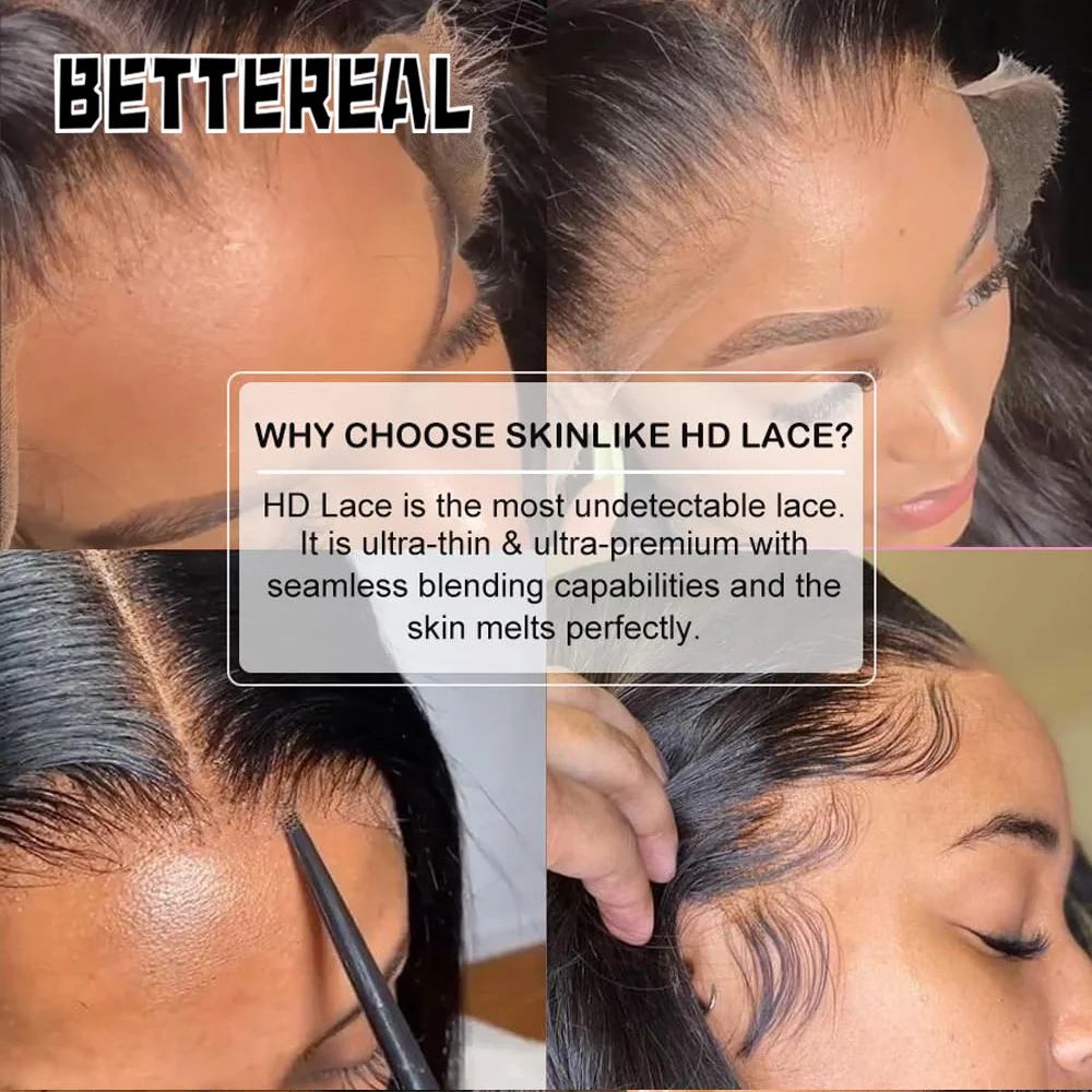Skinlike 13x6 HD lace Frontal Only Pre plucked 2x6 6x6 5X5 HD Lace Closure Only Brazilian Human Hair 13x4 HD Frontal Closure - Image 6