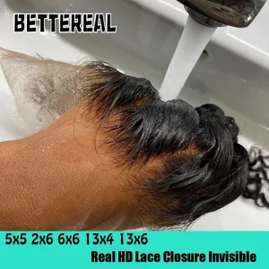 Skinlike 13×6 HD lace Frontal Only Pre plucked 2×6 6×6 5X5 HD Lace Closure Only Brazilian Human Hair 13×4 HD Frontal Closure