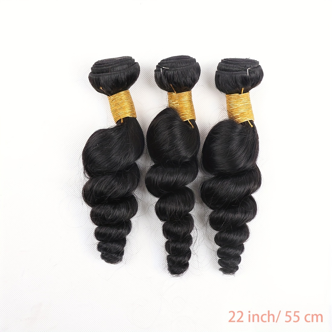 3 Loose Wave Human Hair Bundles 100% Unprocessed Brazilian Virgin Hair Loose Wave Bundles Hair Extensions Hair Weave For Woman - Image 4