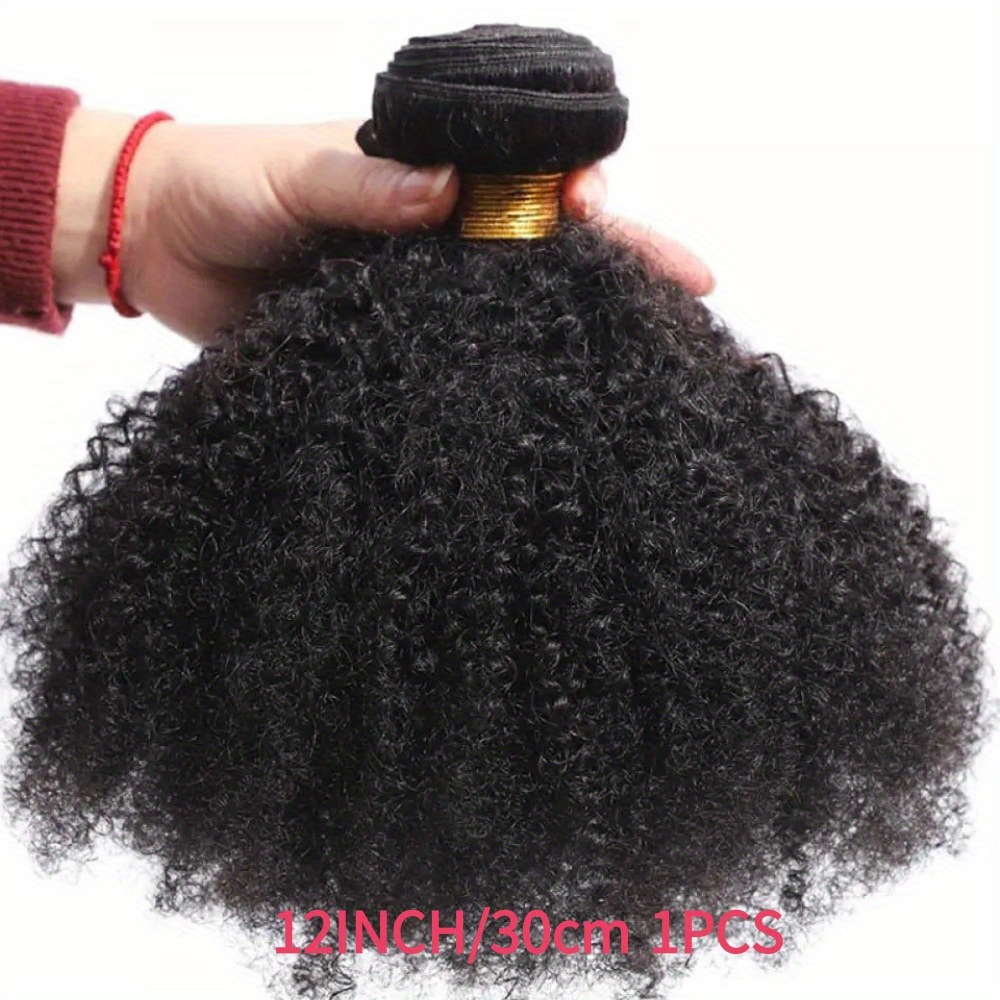 Brazilian Afro Kinky Curly Hair Weave 10A Virgin Natural Remy Human Hair Bundles Extension 3B 3C Hair Products - Image 7