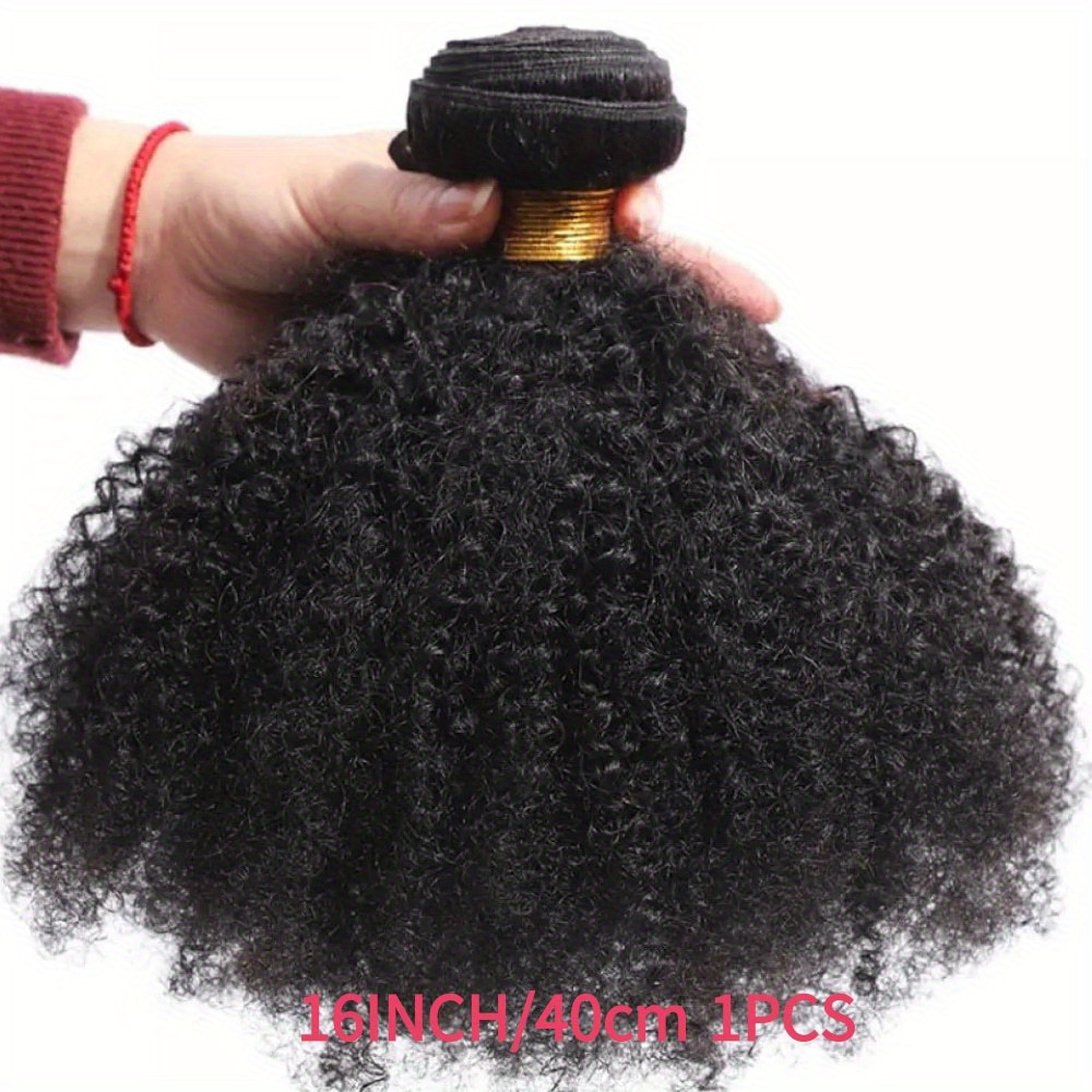 Brazilian Afro Kinky Curly Hair Weave 10A Virgin Natural Remy Human Hair Bundles Extension 3B 3C Hair Products - Image 11