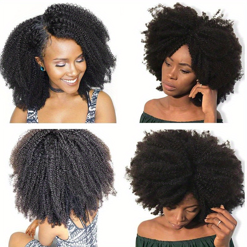 Brazilian Afro Kinky Curly Hair Weave 10A Virgin Natural Remy Human Hair Bundles Extension 3B 3C Hair Products - Image 10