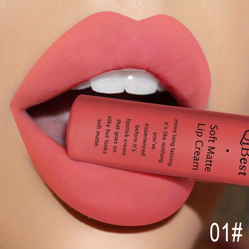34 Colors Waterproof Matte Liquid Lipstick Nude Pigment Red Long Lasting Lip Gloss for Women, Valentine's Day Gift - Image 3