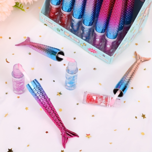 Mermaid Color Changing Lip Gloss, Moisturizing And No Discolored Lip Stain, Lightweight Lustrous Dewy Texture Lip Glaze Valentine’s Day Gifts