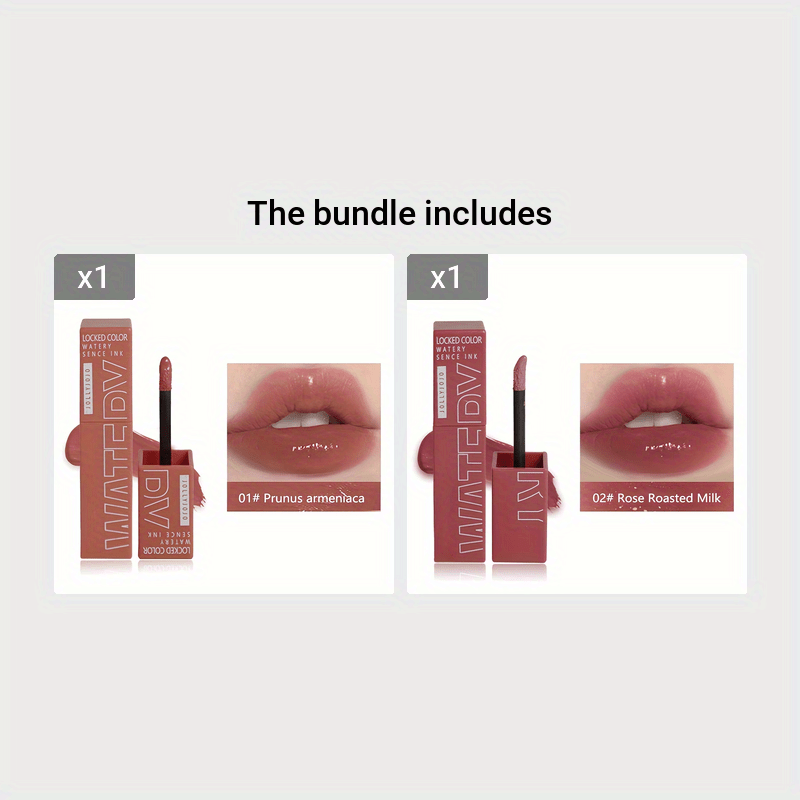 Color-holding Lip Gloss Watery Light Mirror Surface Does Not Stick To Cup Lip Gloss Hydrating And Moisturizing Valentine's Day Gifts - Image 15