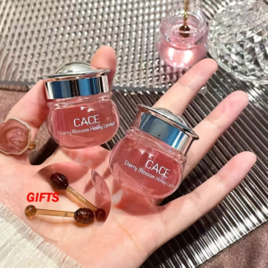 Rose Cherry Honey Peach Lip Gloss – Hydrating and Nourishing Lip Mask for Unisex with Lightening Effect – Moisturizing and Soothing Lip Balm for All Skin Types, Perfect Valentines Day Gift