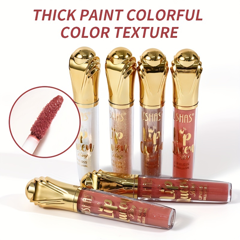 6 Vibrant Color Glitter Liquid Lipsticks Set - Long-Lasting, Waterproof, Diamond Shimmer Metallic Finish, Face and Eye Glow, Shining Lip Gloss for Music Festival, Party, and Night Out - Image 10