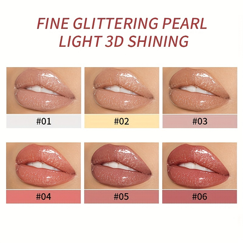 6 Vibrant Color Glitter Liquid Lipsticks Set - Long-Lasting, Waterproof, Diamond Shimmer Metallic Finish, Face and Eye Glow, Shining Lip Gloss for Music Festival, Party, and Night Out - Image 2