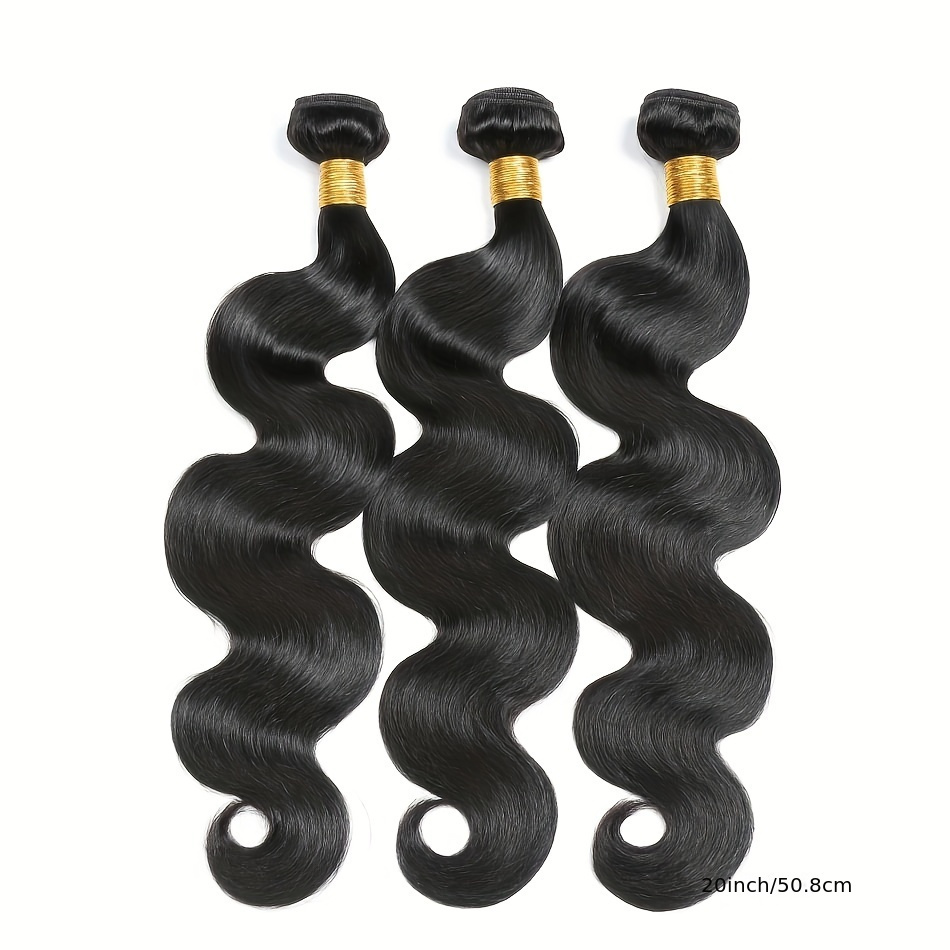 3pcs Natural Body Wave Human Hair Bundles - 10A Vietnamese Virgin Hair, Unprocessed, Natural Color, for Women, Body Wave Extensions, Hair Bundles, Hair - Image 6