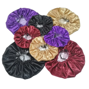 Customizable Double Layer Designed Mom and Baby Bonnet With Drawstring