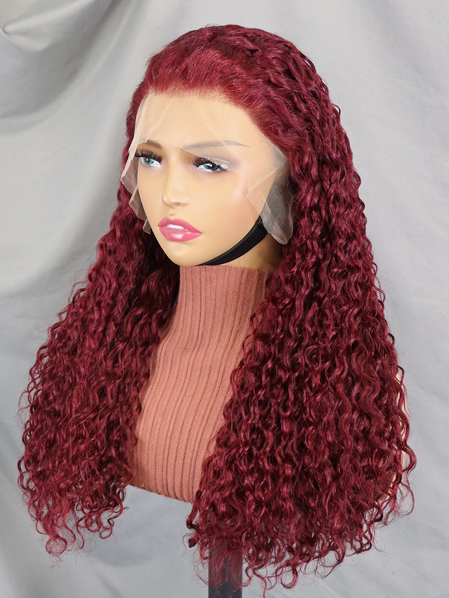 13x4 Transparent Swiss Lace Front Wig Water Wave Hair China Vendor Wholesale Vietnamese Super Double Drawn Human Hair Wigs - Image 10