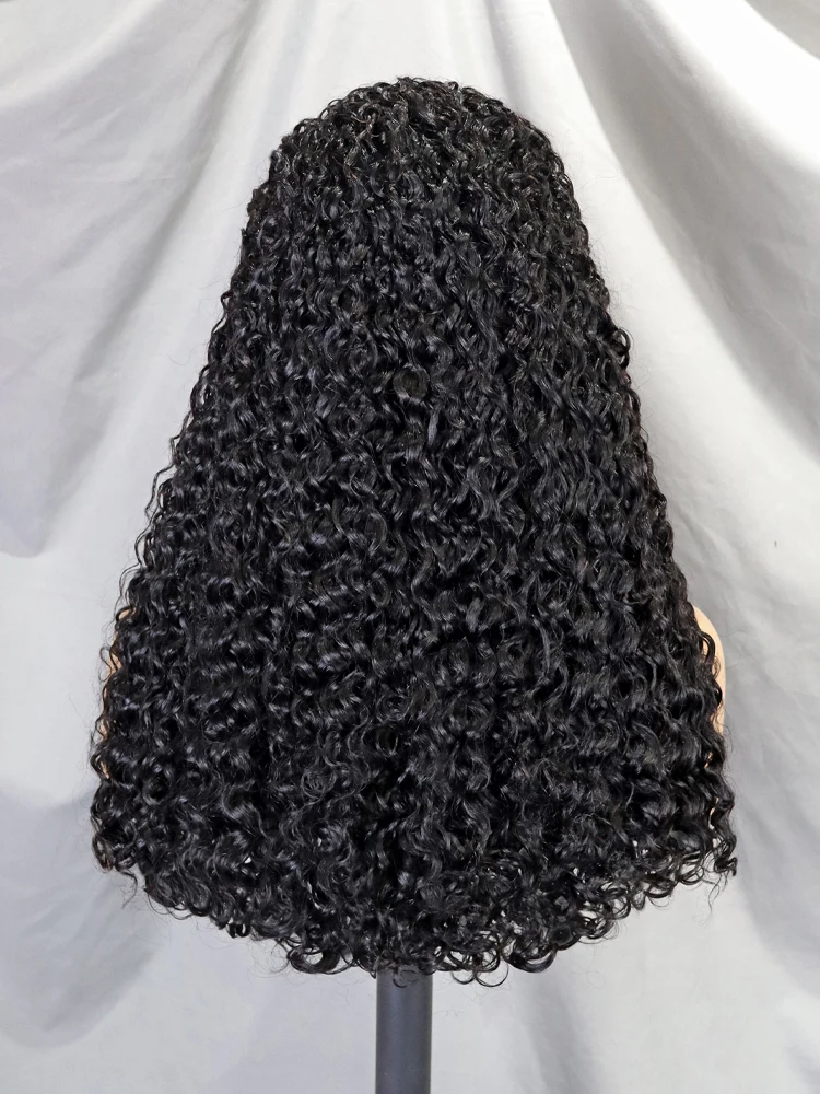 13x4 Transparent Swiss Lace Front Wig Water Wave Hair China Vendor Wholesale Vietnamese Super Double Drawn Human Hair Wigs - Image 2