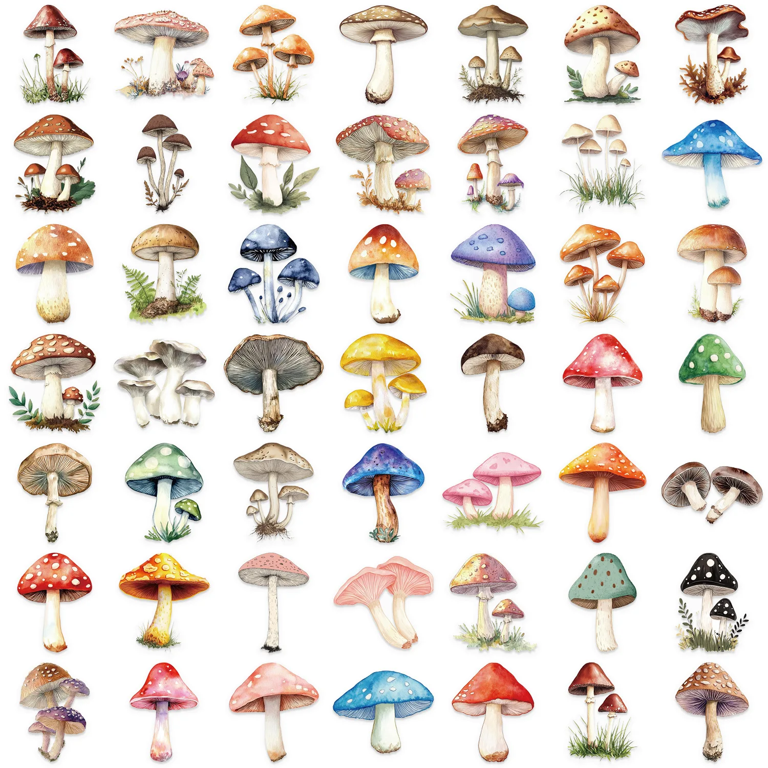 50 Pcs/Bag Die Cut Transparent PET Sticker Lunar New Year Window Decoration Clear Waterproof Labels with Silicone Adhesive - Image 9