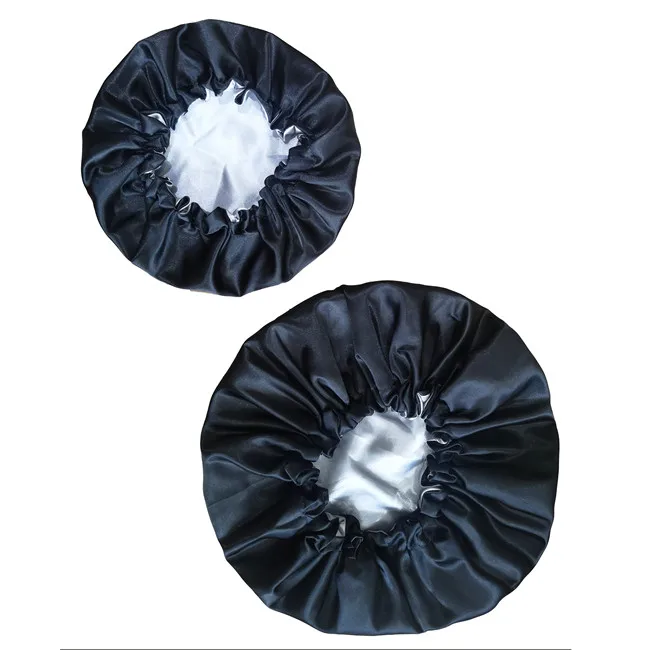 Customizable Double Layer Designed Mom and Baby Bonnet With Drawstring - Image 8