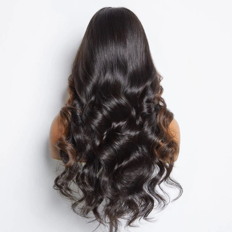 New 360 Glueless Wig Water Wave Transparent Lace Frontal Wig Bleached Knots Pre Cut Lace Human Hair Wig for Women - Image 14