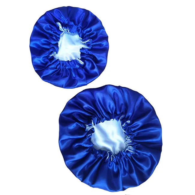 Customizable Double Layer Designed Mom and Baby Bonnet With Drawstring - Image 6