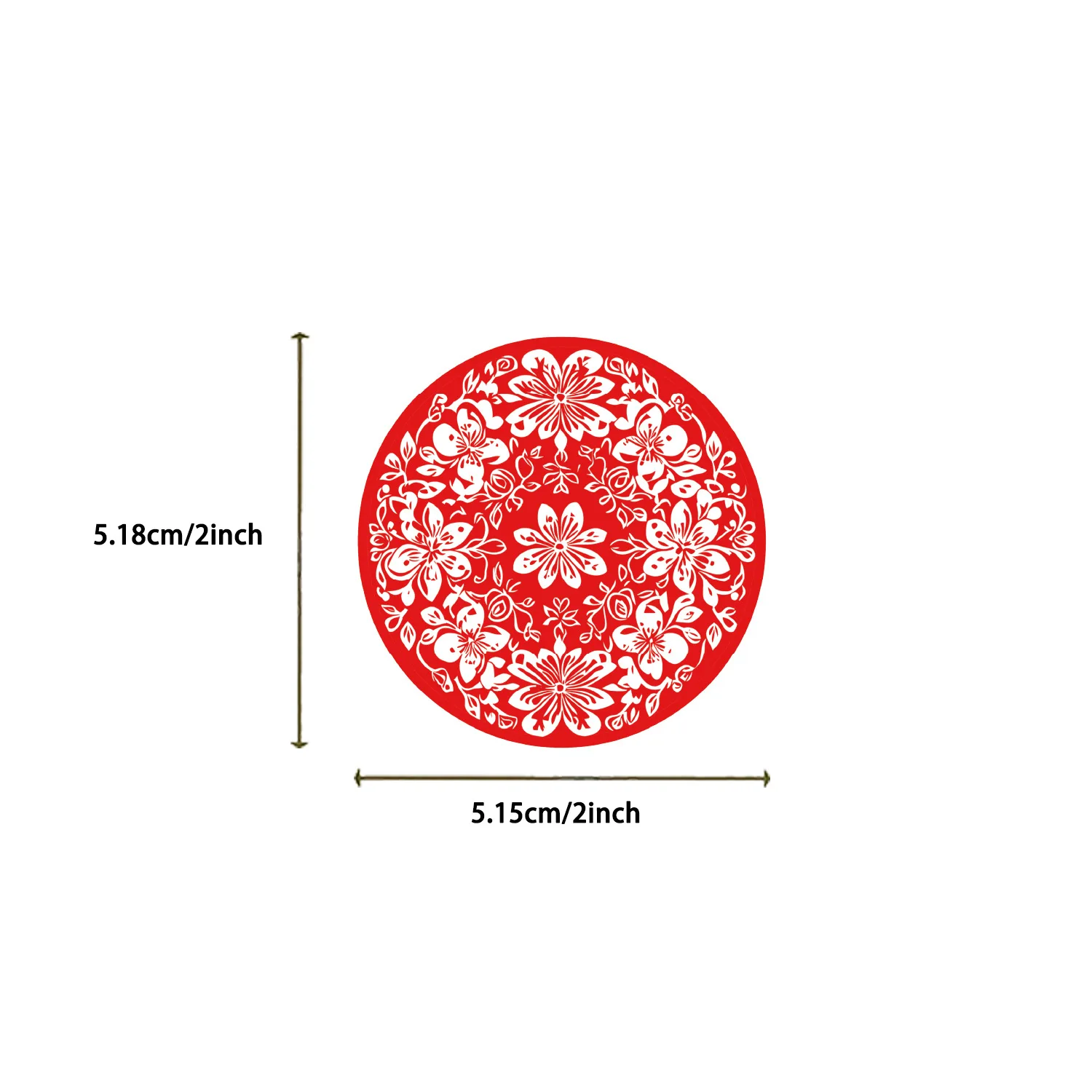 50 Pcs/Bag Die Cut Transparent PET Sticker Lunar New Year Window Decoration Clear Waterproof Labels with Silicone Adhesive - Image 3