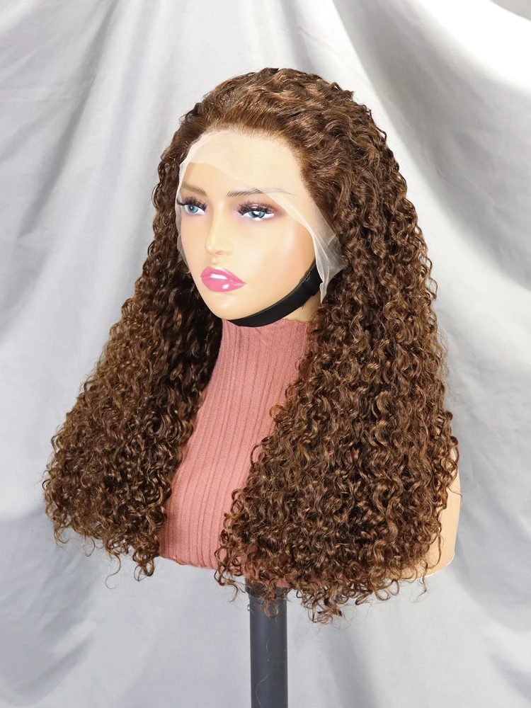 13x4 Transparent Swiss Lace Front Wig Water Wave Hair China Vendor Wholesale Vietnamese Super Double Drawn Human Hair Wigs - Image 4