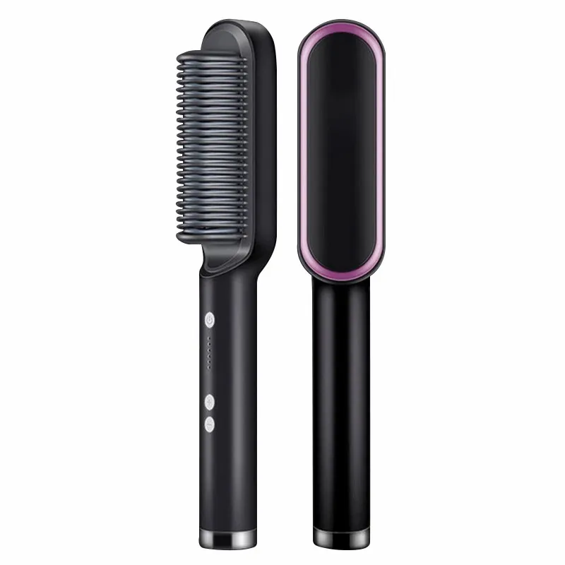 Hair Dryer Comb Curling Irons Beauty Products Hair Brushes Fast Heating Hair Straightener Comb - Image 2