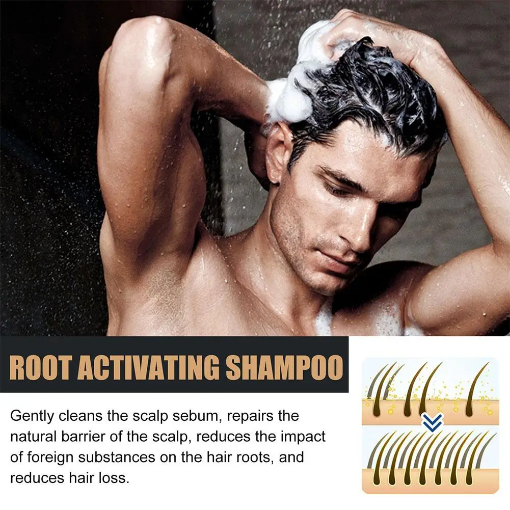 Hair Loss Treatment Shampoo Promotes Growth, Strengthens Roots, Repairs Scalp, Anti-Thinning & Moisturizing Thickening Hair Care - Image 3