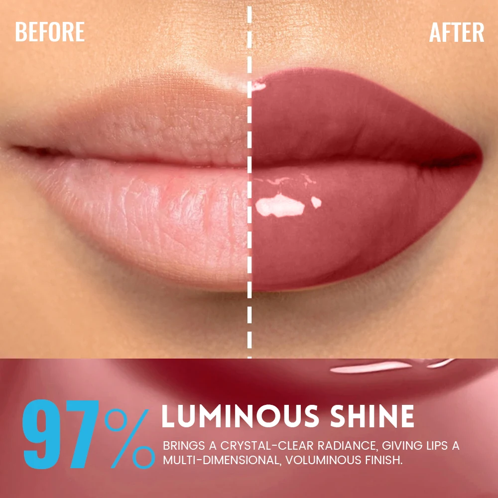 Long-lasting moisturizing lip gloss, waterproof and sweat-proof lip lipstick, easy to color, gentle and refreshing. - Image 4