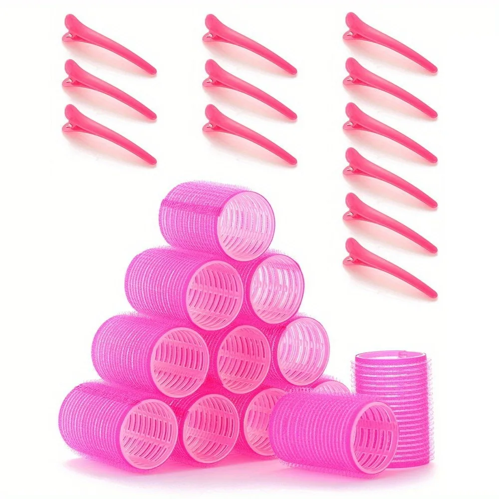 Curling Iron Set 24pcs No Heat Hair Rollers with Duckbill Clips Salon Effect DIY Hairstyle for Women Home Salon Hair Care - Image 3