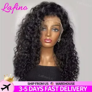 Curly Human Hair Wigs For Women Water Wave Lace Front Wig 13×4 13×6 Lace Frontal Deep Wave Wig 100% Human Hair Hd Lace Wigs