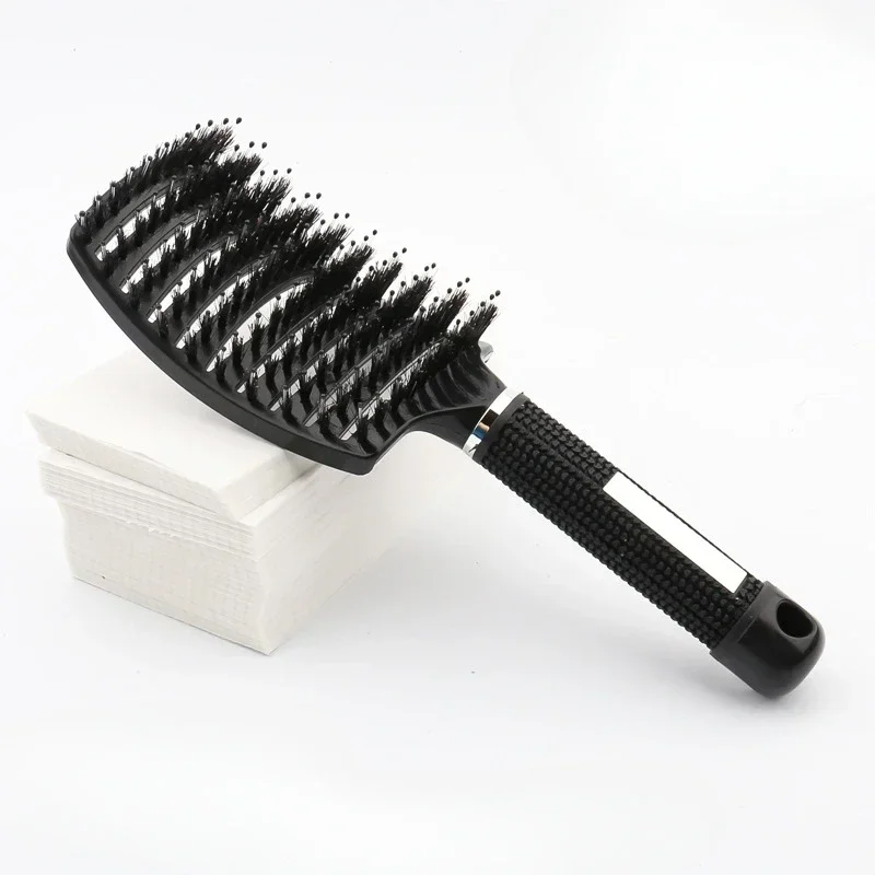 Hair Brush Scalp Massage Combs Hair brush Bristle Nylon Wet Curly Detangle Hair Brush for Salon Hairdressing Styling Tools - Image 9
