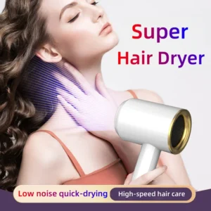 Professional hair salon hair dryer, featuring high-speed drying and ion heating functions. An essential item for travel.
