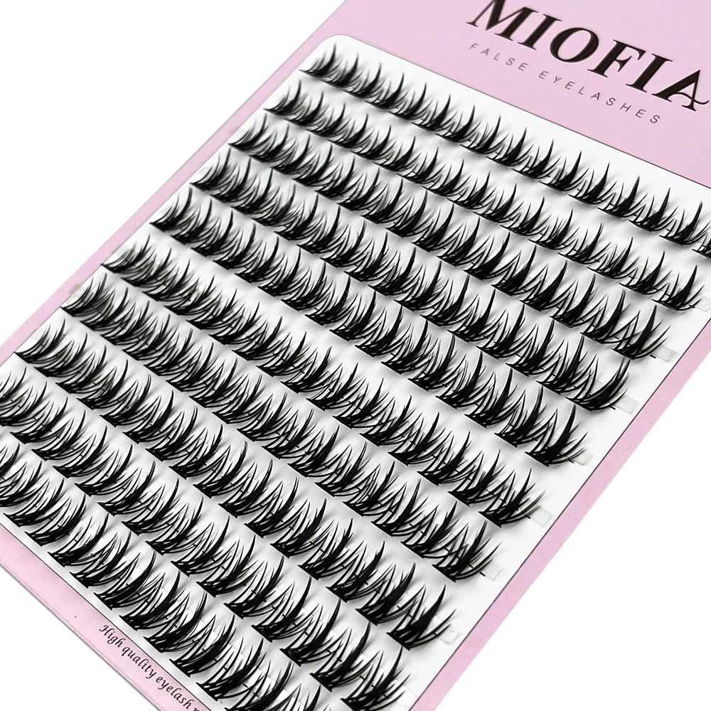 1 Box/160 Bunches Mink Eyelashes Natural 3D Russian Individual Eyelash extension MS Eyelash cluster Makeup Tool Lashes Wholesale - Image 5
