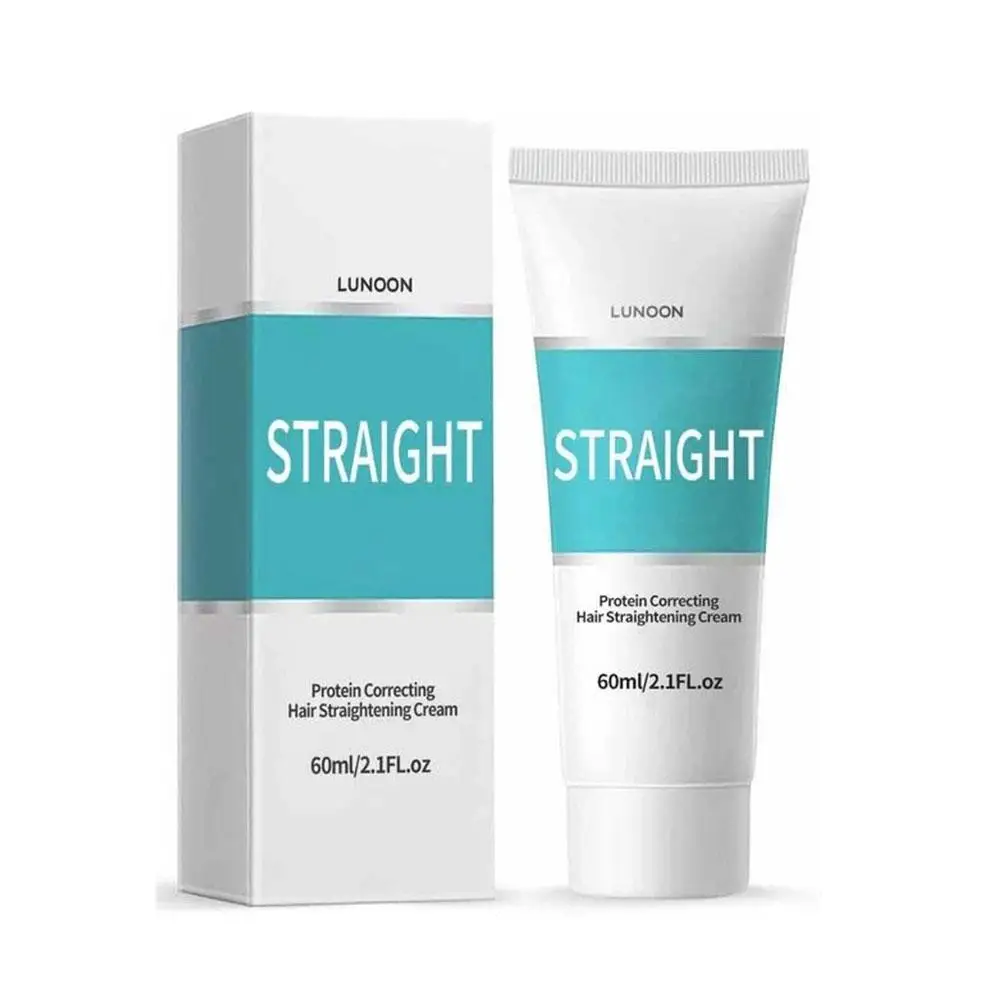 60ml Keratin Hair Straightening Cream Professional Damaged Treatment Faster Smoothing Curly Hair Care Protein Correction Cream - Image 4