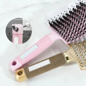 Hair Brush Scalp Massage Combs Hair brush Bristle Nylon Wet Curly Detangle Hair Brush for Salon Hairdressing Styling Tools