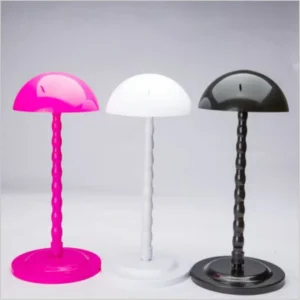 Wig Hair Head Mushroom Top New Plastic Folding Stable Durable Hat Cap Display Holder Stand Tool Wig Stand
