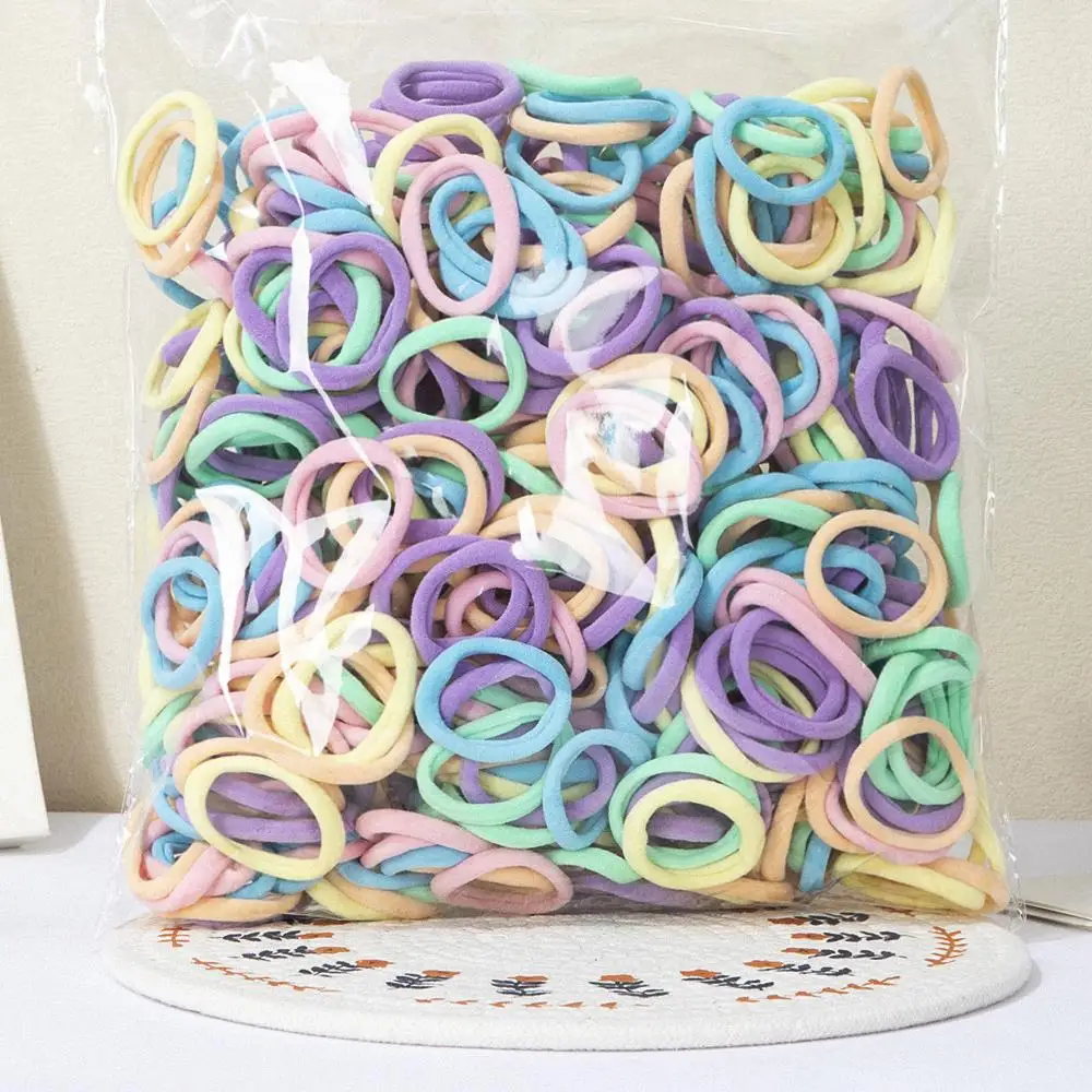 30-200pcs Hair Accessories for Women girl Basic Hair Bands Headband Hair Ropes Ties Ponytail Holder Simple and Fashionable Nylon - Image 9