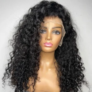 Curly 13×6 HD Lace Frontal Wig Human Hair Water Deep Wave 13×4 Lace Front Wigs Brazilian Pre Plucked 4×4 Closure Wig For Women