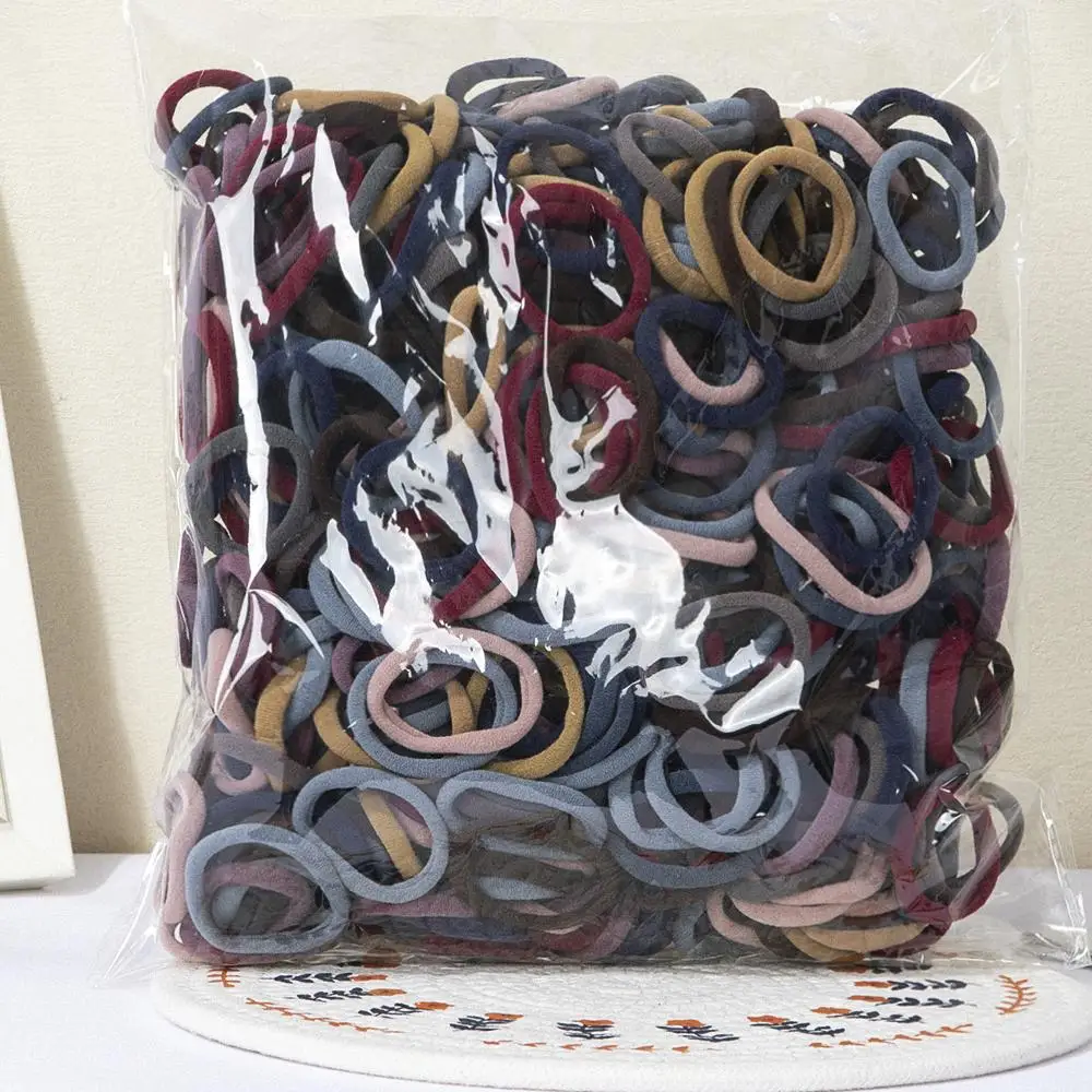 30-200pcs Hair Accessories for Women girl Basic Hair Bands Headband Hair Ropes Ties Ponytail Holder Simple and Fashionable Nylon - Image 8