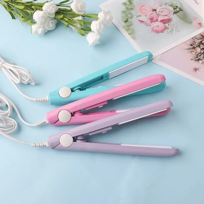 1PC New Curling Iron Mini Hair Iron Pink Corrugated Plate Electric Curling Iron Hair Art Styling Tools - Image 3