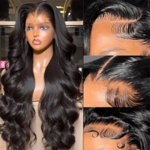 Body Wave Human Hair Wigs 13×6 Hd Lace Frontal Wigs 220 Density 40 Inch For Black Women Pre Plucked Loose Wave Lace Frontal Wig