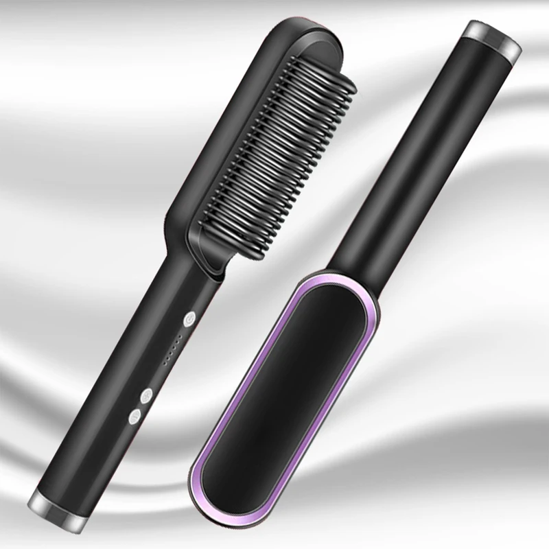 Hair Dryer Comb Curling Irons Beauty Products Hair Brushes Fast Heating Hair Straightener Comb - Image 3