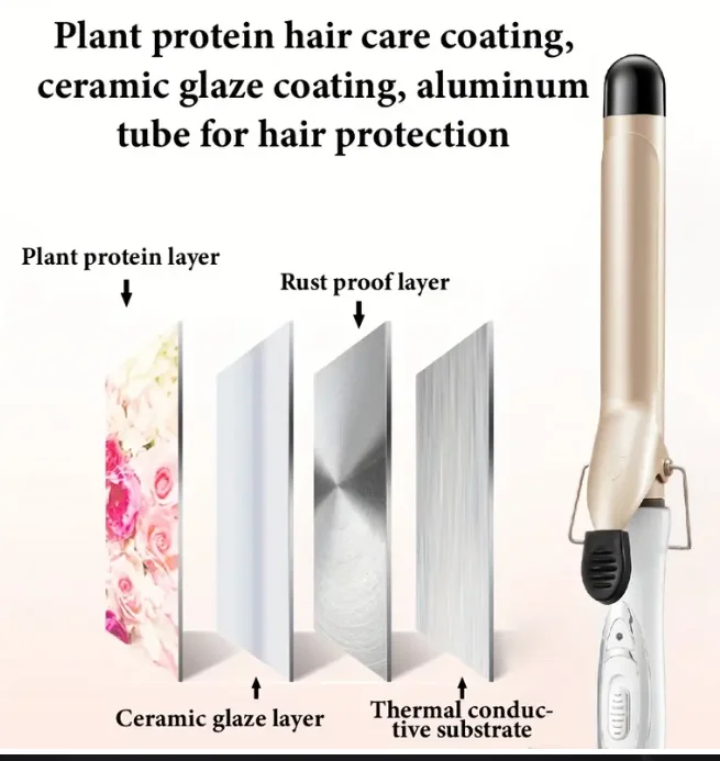 C-151 curling iron household large wave gold curling iron electric curling iron 32/25MM - Image 3