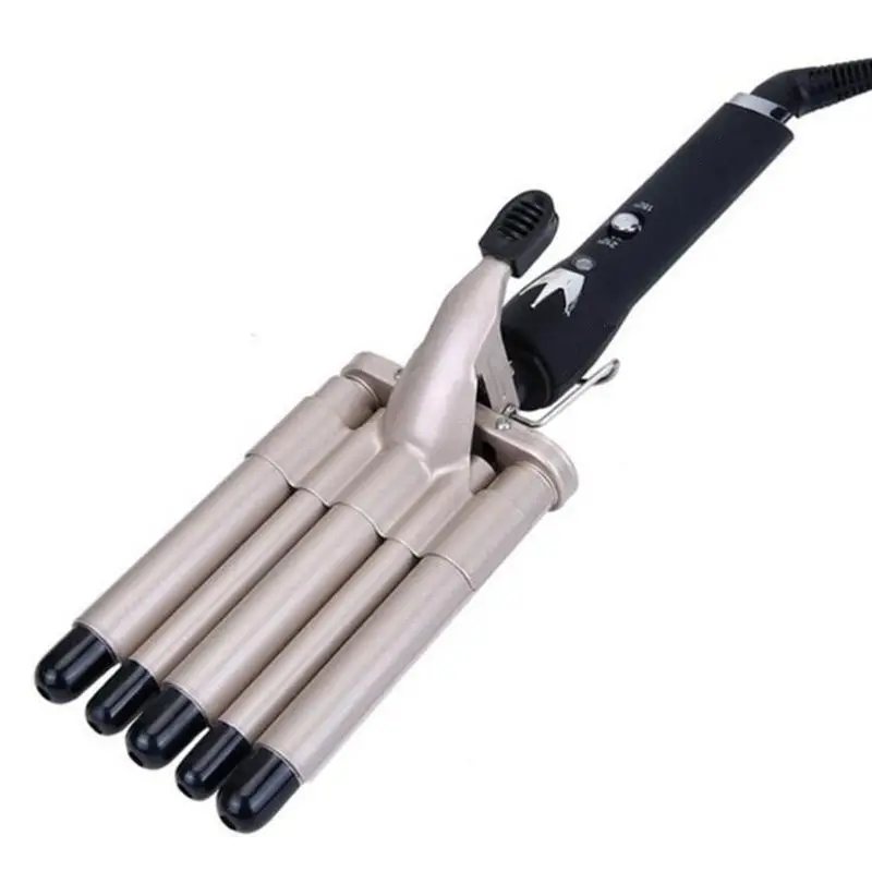 Curling Iron 2 Temperature Control Tourmaline 5 Barrel Hair Crimper Fast Heating Hair Curler Machine 5 Barrels Curling Iron - Image 7