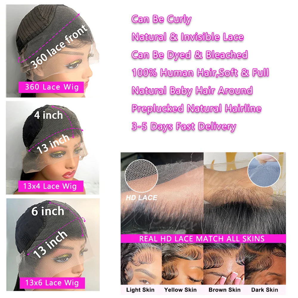 Ginger Orange 13x6 HD Lace Front Wigs Human Hair Wig Body Wave 13x4 Lace Frontal Wigs Colored Transparent Lace Wig For Women 360 - Image 6